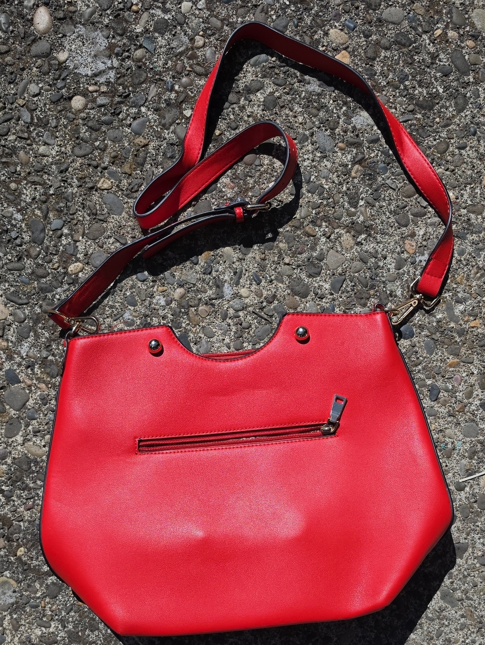 Source Unknown Red Women's Crossbody Bag - Bold Everyday Shoulder Purse